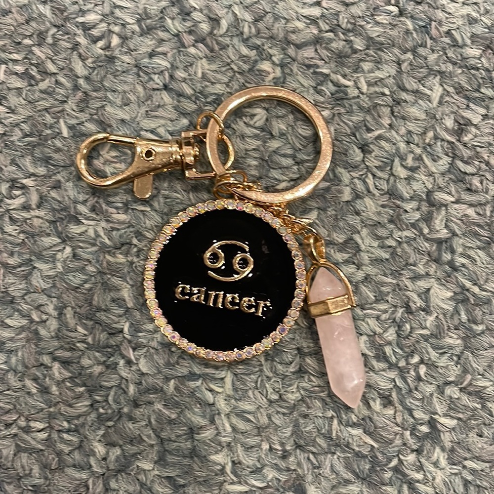 Cancer Zodiac Sign Keychain